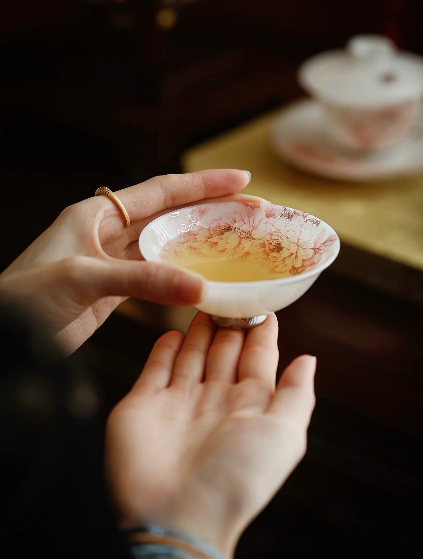 淺醉花事碗杯